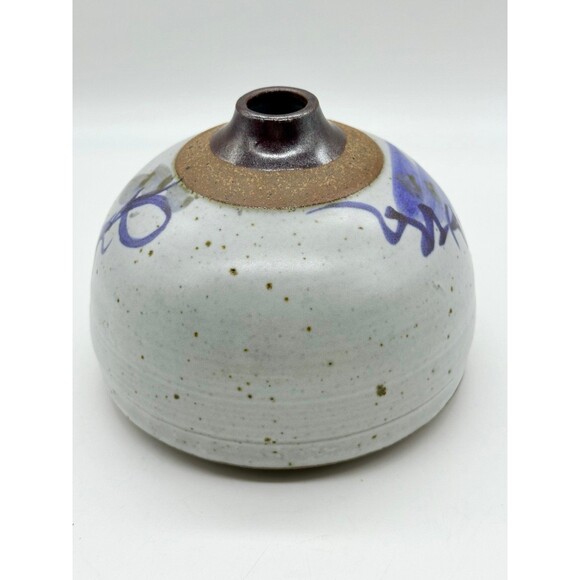 Vintage Handmade Studio Art Pottery Vase by Jim Sockwell of NC - Picture 2 of 10